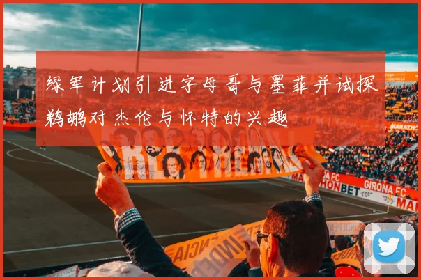 绿军计划引进字母哥与墨菲并试探鹈鹕对杰伦与怀特的兴趣