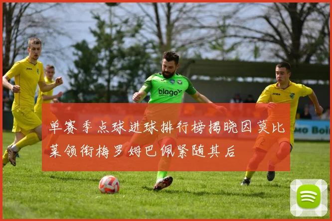 单赛季点球进球排行榜揭晓因莫比莱领衔梅罗姆巴佩紧随其后